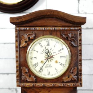 Antikcart Tall Wooden Victorian Tower Pendulum Clock