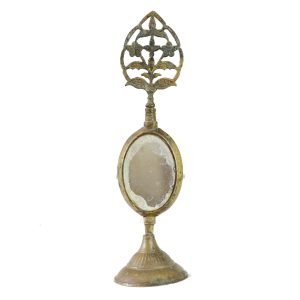 Antikcart Traditional Kerala Brass Aranmulla Mirror