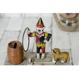 Antikcart Trick Dog Mechanical Antique Money Bank for Kids