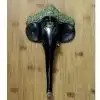 Antikcart Vintage Black Finish Elephant Face Pull Door Handle