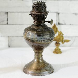Antikcart antique Brass Kerosene Lamp Decor COLLECTIBLE