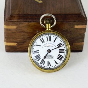Antikcart Antique Swiss Made Railway Regulator FIDO Pocket Watch