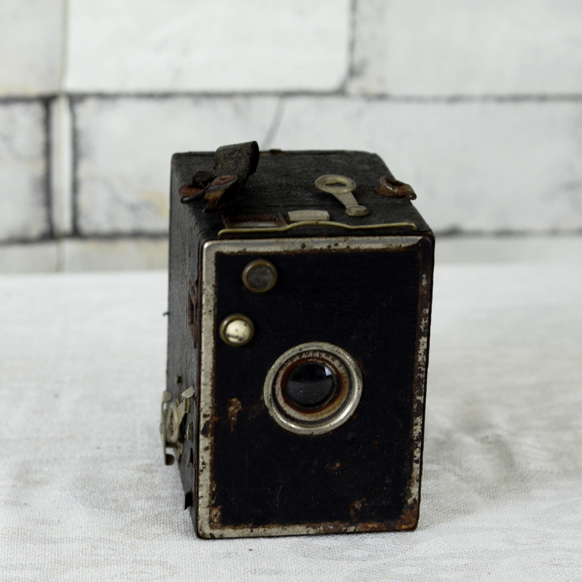 Antikcart Doplar Antique Vintage Lens Antique Monocular Lens Vintage Monocular Lens Antique Collectible side view