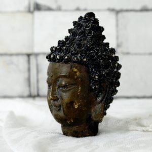 Antikcart Lord Budha Brass Statue Desk Decor side view