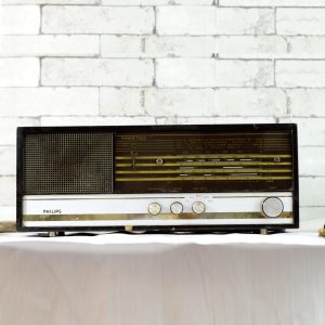 Antikcart Philips Prestige Antique Valve Radio