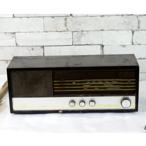 Antikcart Philips Prestige Antique Valve Radio TOP VIEW