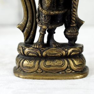 Antikcart Vintage Lord Vishnu Statue Made of Brass main pic