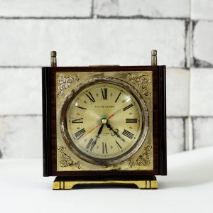 Antique Musical Japanese Table Timepiece Clock