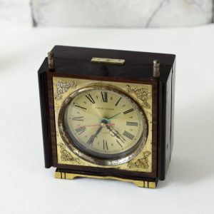 Antique Musical Japanese Table Timepiece Clock TOP VIEW