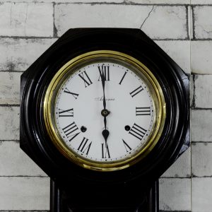 Antikcart Antique Ansonia Regulator A Pendulum Wall Clock DIAL