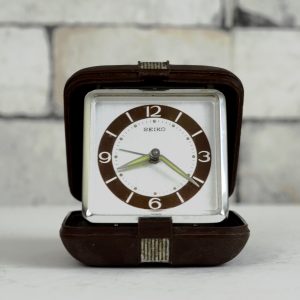 Antikcart Antique Seiko Easy Travel Carry Alarm Clock
