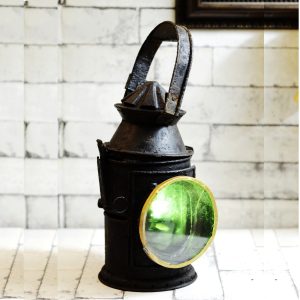 Antikcart Old Vintage Authentic Indain Railway Signal Lamp