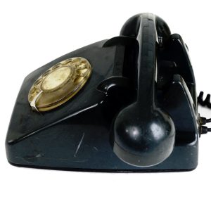Antikcart Vintage Retro ITI Telephone Collectible side view