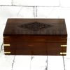 Antikcart Handcarved Wooden Spice Storage Box