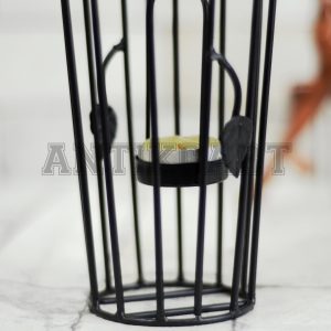 Antikcart Handcrafted Metal Hanging Tea Light Candle Holder base