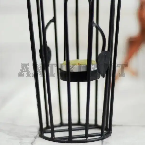 Antikcart Handcrafted Metal Hanging Tea Light Candle Holder base