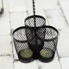 Antikcart Metal Handcrafter 3 Container Hanging Candle Holder TOP view