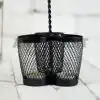 Antikcart Metal Handcrafter 3 Container Hanging Candle Holder close view