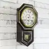 Antikcart Original Antique Winding Ansonia USA Wall Clock side view