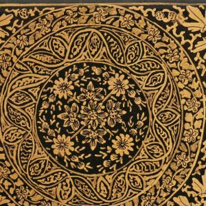 Antikcart Handmade Artwork Decorative Paper Mache Flat Box