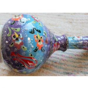 Antikcart Handpainted Kabartma 'tear catcher' Ceramic Decor Vase