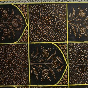 Antikcart Mughali Floral Artwork Paper Mache Box