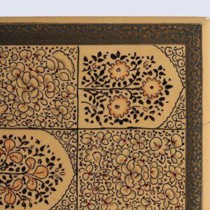 Antikcart Mughali Floral Artwork Paper Mache Storage Box