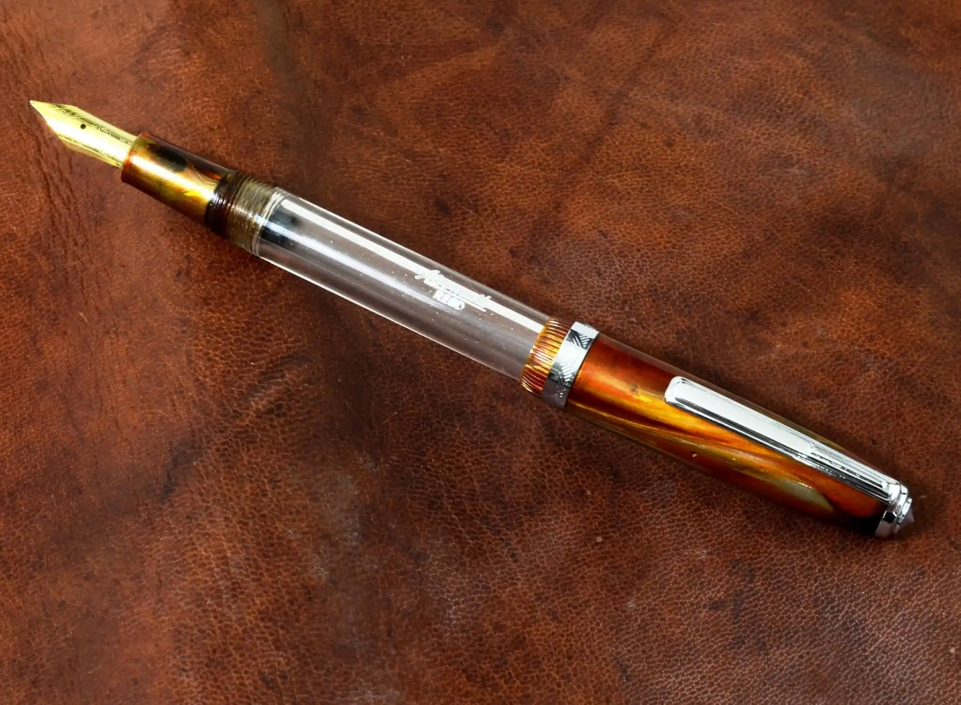 fountain pen Eyedropper Classic Airmail Wality Transparent 80T - Image 4