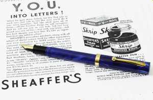 Vintage sheaffer no nonsense golden nib pen