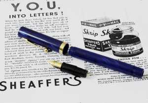 Vintage sheaffer no nonsense golden nib pen