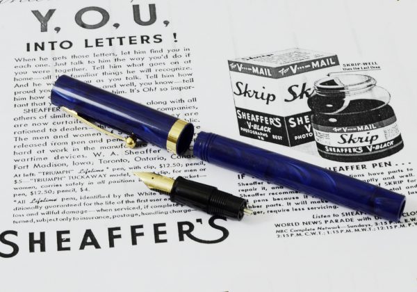 Vintage sheaffer no nonsense golden nib pen