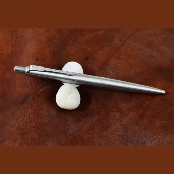 parker jotter full steel ball point pen