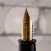 Vintage Sheaffer No Nonsense marbled blue golden F Nib fountain pen - Used clean - Image 8