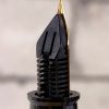 Vintage Sheaffer No Nonsense marbled blue golden F Nib fountain pen - Used clean - Image 9