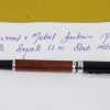 Calligraphy Art Fountain pen Rosewood and metal body - Image 6
