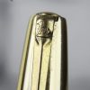Vintage swan lever filler fountain pen - 14K gold nib and gold rolled cap - Image 3
