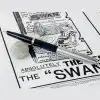 swan president fountain pen