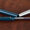 Vintage swan jotter fountain pen - teal barrel Golden M nib - Image 5