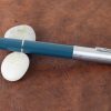 Vintage swan jotter fountain pen - teal barrel Golden M nib - Image 6