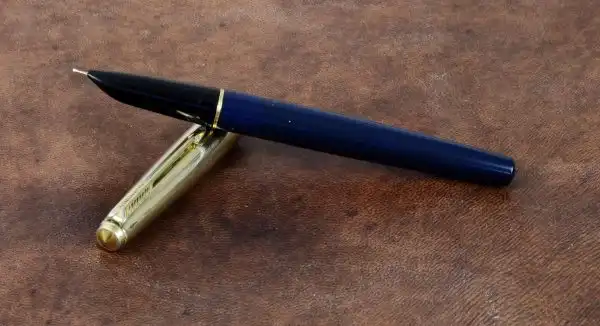 Vintage parker 51 - Mark III fountain pen black barrel 12 Karat nib - Image 5