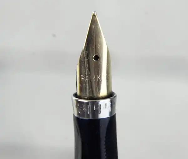 Vintage parker 75 sterling silver 925 fountain pen 14Karat Gold nib - Image 7