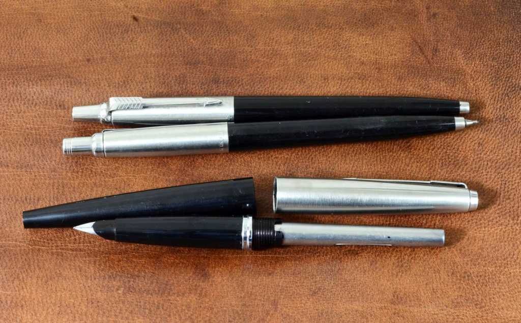 Parker Pen pencil set collection of 45 fountain pen ballpoint and pencil