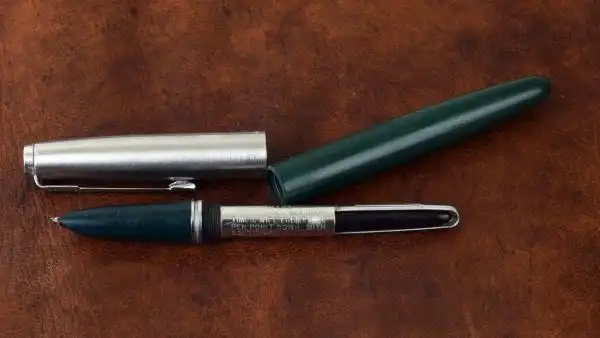Vintage parker 21 fountain pen - teal - Image 4