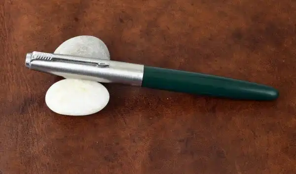 Vintage parker 21 fountain pen - teal - Image 3