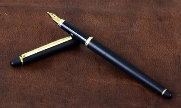 Vintage wing sung excel fountain pen with golden Fine nib - Image 6