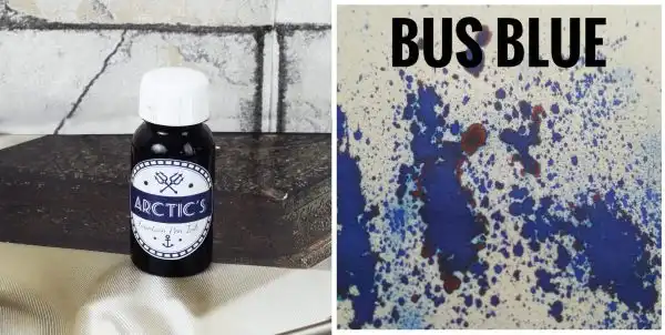 Arctic's premium fountain pen ink - Bus Blue TT colour - Image 2