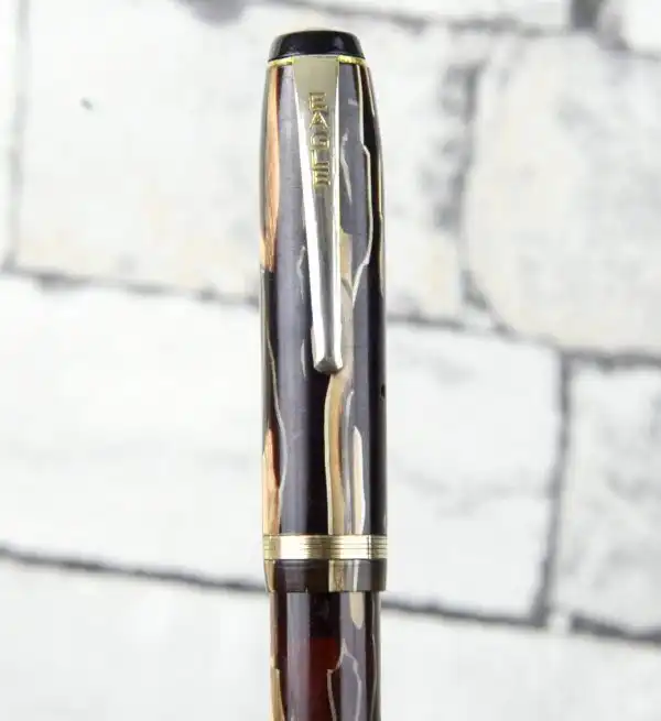 Vintage eagle lever filler fountain pen with semi flex nib | Made in USA - Image 7