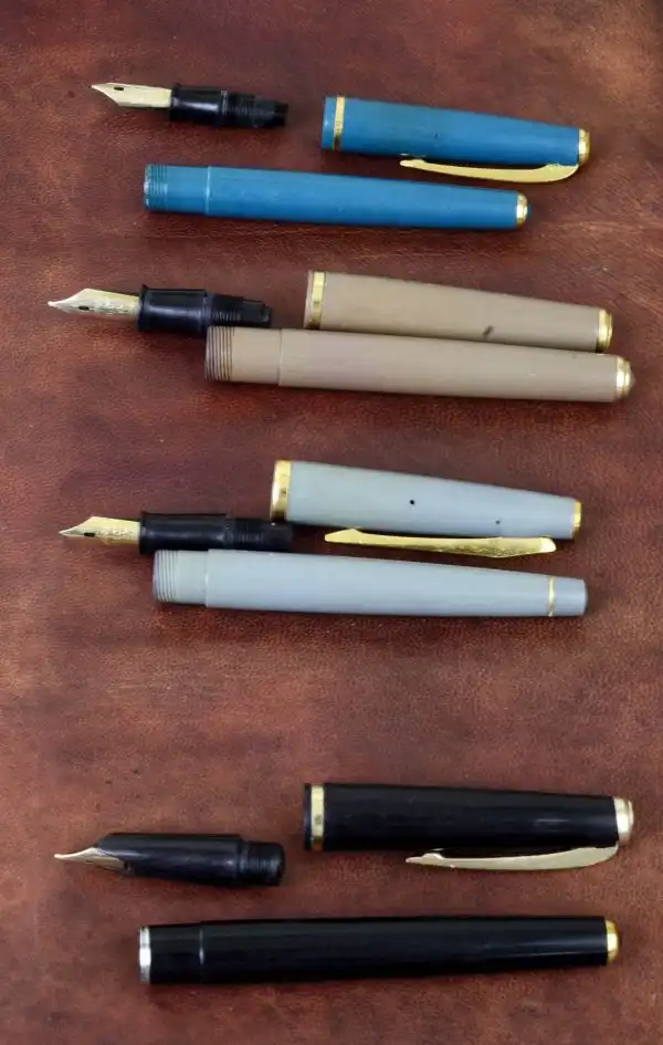 Vintage Pilot India Eyedropper fountain pens - 4 models from 1970 make - Image 4