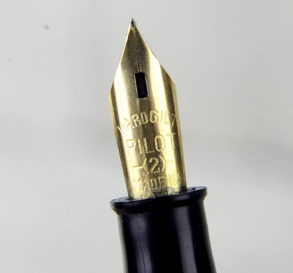 Pilot Vintage  Eyedropper pilot 2 pocket fountain pen -  gold plated  F nib - Image 4