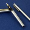 Vintage sheaffer targa 1001XG fountain pen ballpoint pen set 14K gold broad nib - Image 6